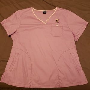 Lilac XL Koi Tokidoki Scrub Top